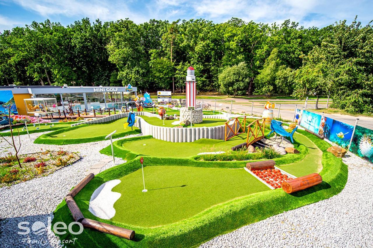 Soleo Family Resort - Domki 3 Min Od Morza - 3 Baseny, 4 Jacuzzi, Sauna, Animacje, Malpi Gaj, 3 Sale Zabaw, 4 Place Zabaw, 2 Restauracje ريفال المظهر الخارجي الصورة
